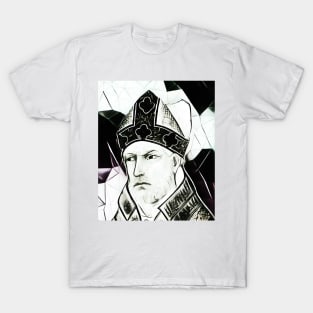 St. Augustine Black And White Portrait | St. Augustine Artwork 3 T-Shirt